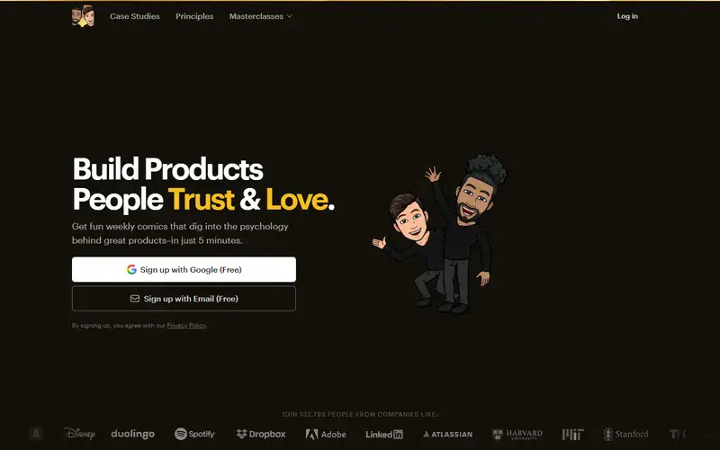 The home page of Growth.Design