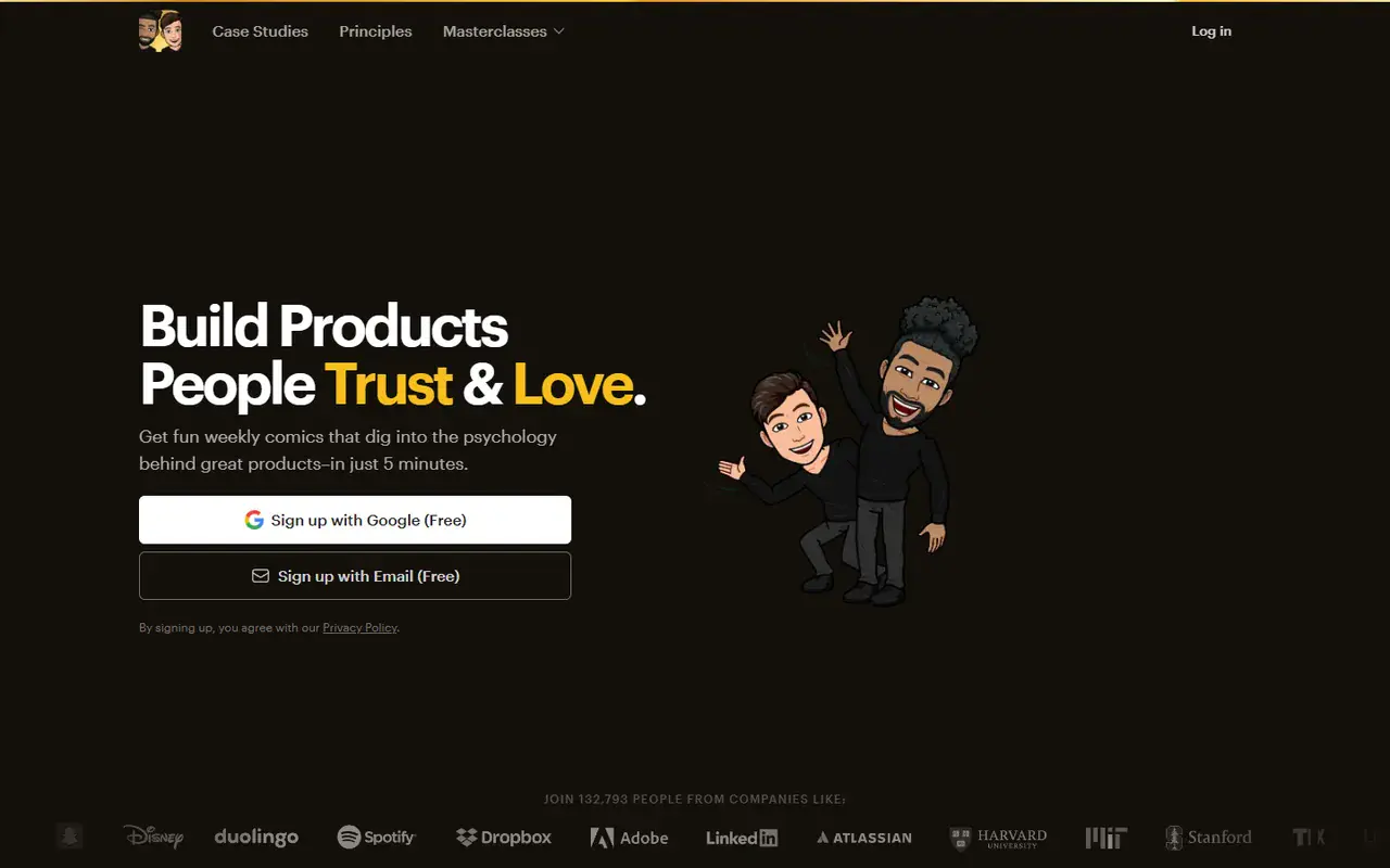 The home page of Growth.Design
