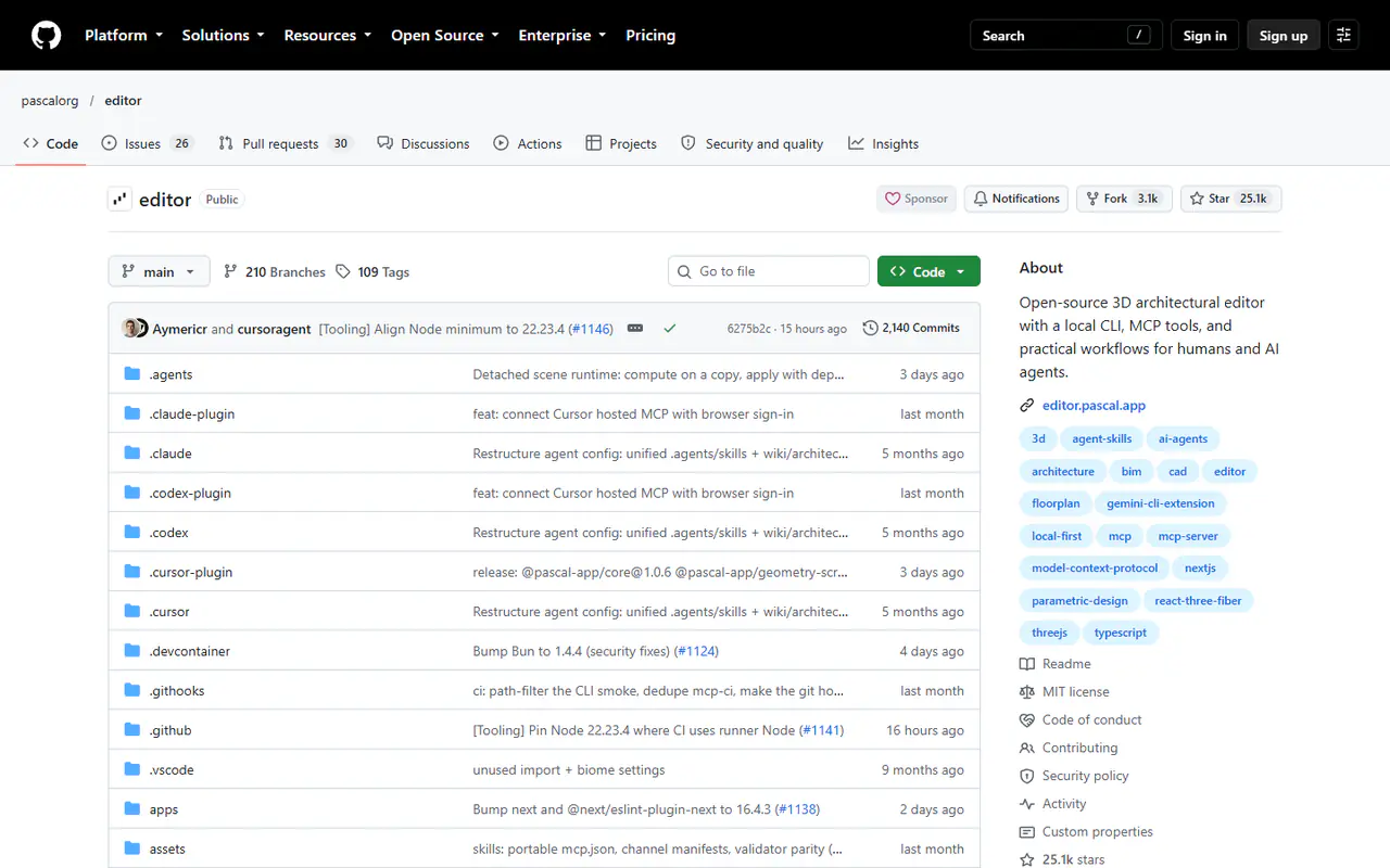 The home page of Pascal Editor